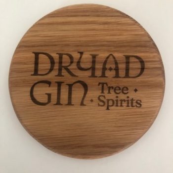 Dryad Gin Oak Coasters